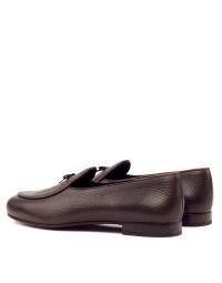 belgian slippers husky & smith brown-C