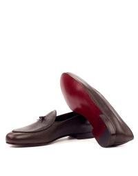 belgian slippers husky & smith brown-D