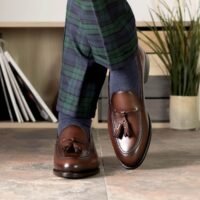 HS-tassel-loafer-Dark-Brown-03-sole-up london